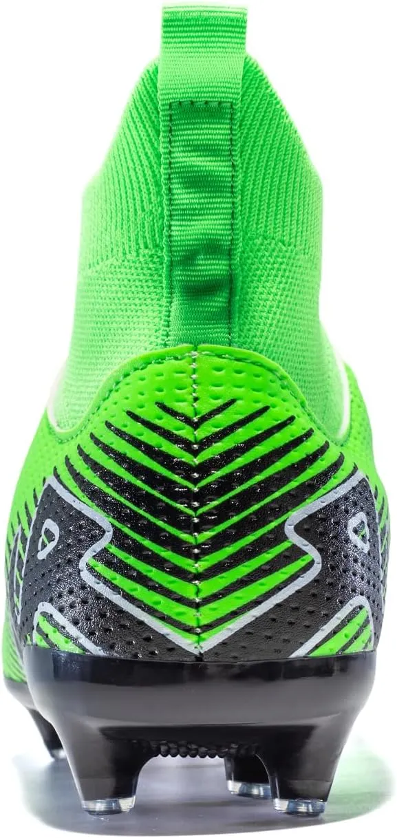 Kids Soccer Shoes-Firm Ground Soccer Cleats Boys Girls Athletic Outdoor Indoor