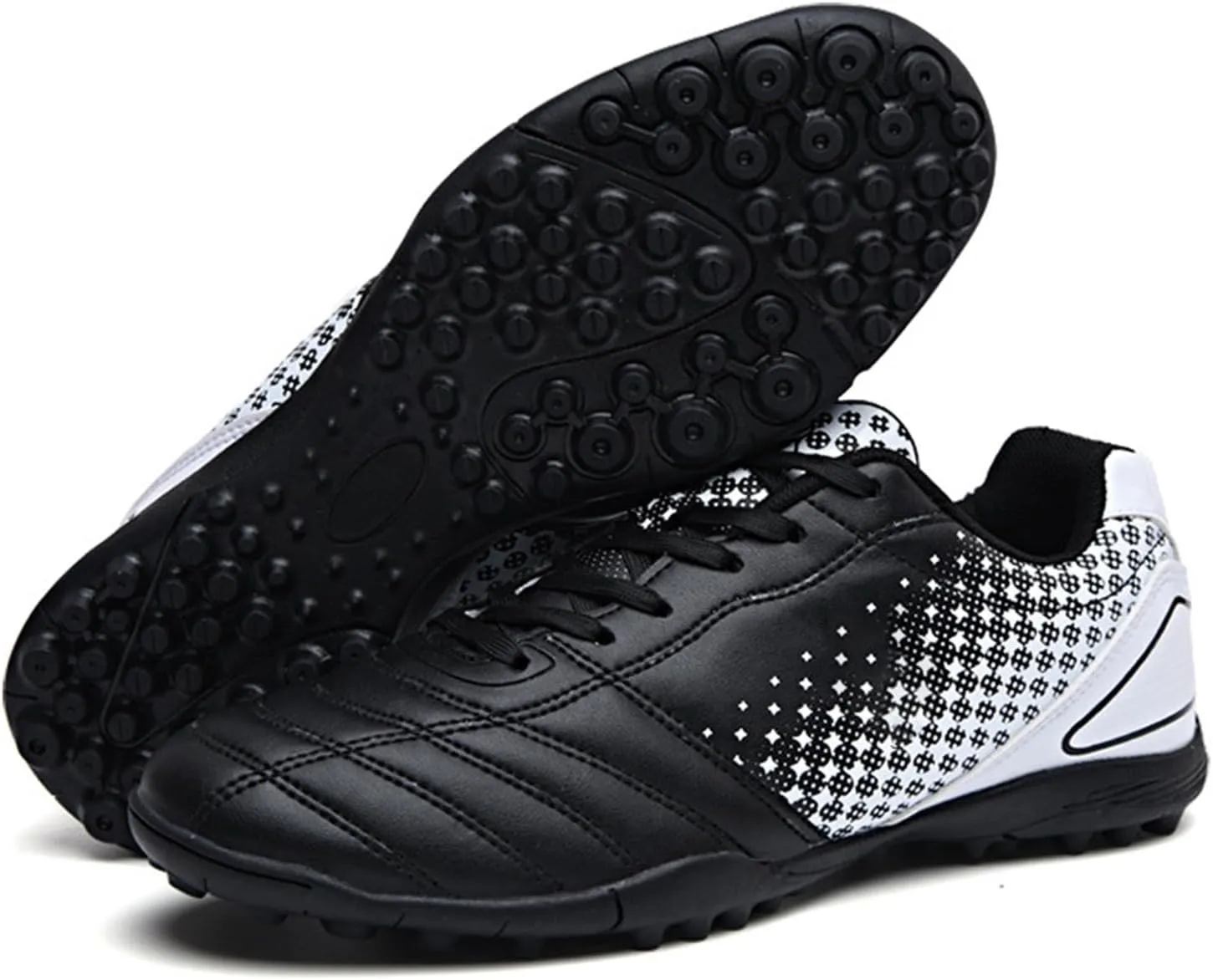 Kids Youth Football Cleats Training Shoes Boys Girls Soccer Cleats Lace Up Sneaker Soccer Baseball Shoes