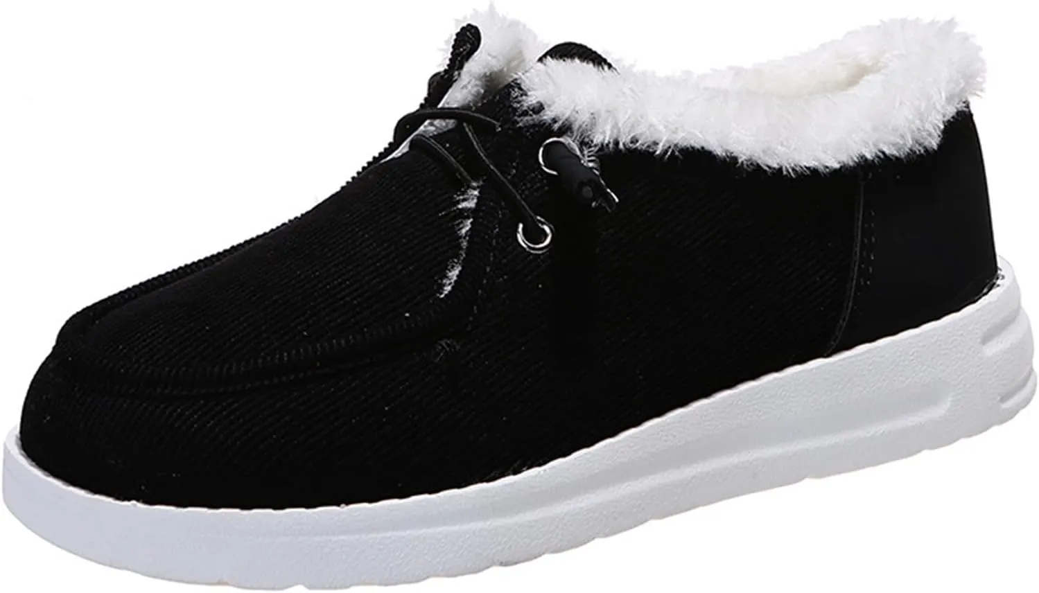 Ladmiple Winter Boots For Women With Fur Lined High-top Snow Boots Slip on Warm Comfortable Outdoor Ankle Booties Shoes