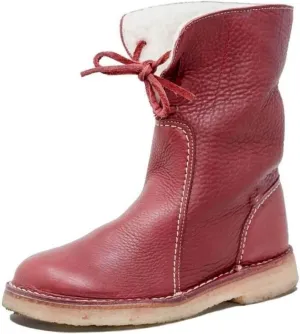Lausiuoe Winter Boots For Women Fashion 2022 Women's Snow Boots Warm Fur Lined Casual Anti-Slip Outdoor Fuzzy Platform Booties