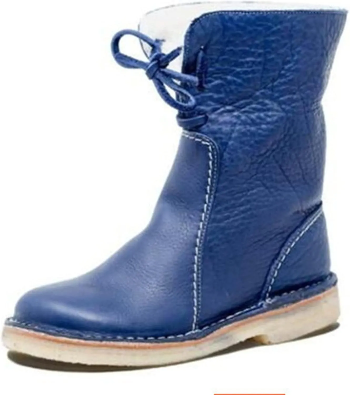 Lausiuoe Winter Boots For Women Fashion 2022 Women's Snow Boots Warm Fur Lined Casual Anti-Slip Outdoor Fuzzy Platform Booties