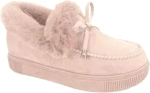 Lausiuoe Womens Winter Boots With Fur Lined Fluffy Fuzzy Slipper Ankle Boots Soft Cozy Fashion Casual Walking Shoes