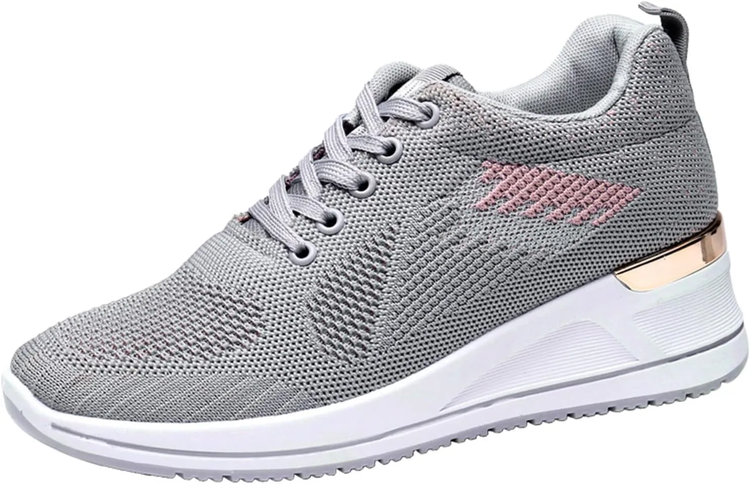 Leisure Shoes Outdoor Wedge Women Running Mesh Shoes Breathable Trainer Fitness Casual Sport Womens Shoes Walking