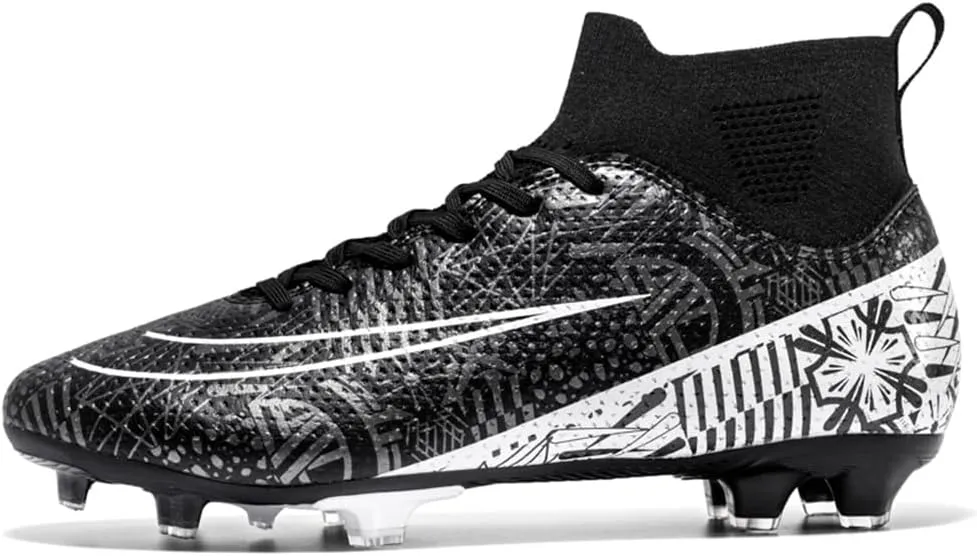 Maylrvjv Men's Soccer Cleats Football Shoes Comfortable Indoor and Outdoor Training Sports Sneakers