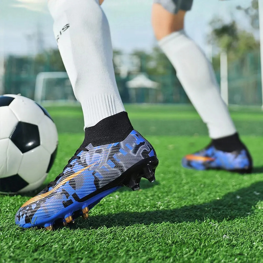 Maylrvjv Men's Soccer Cleats Football Shoes Comfortable Indoor and Outdoor Training Sports Sneakers