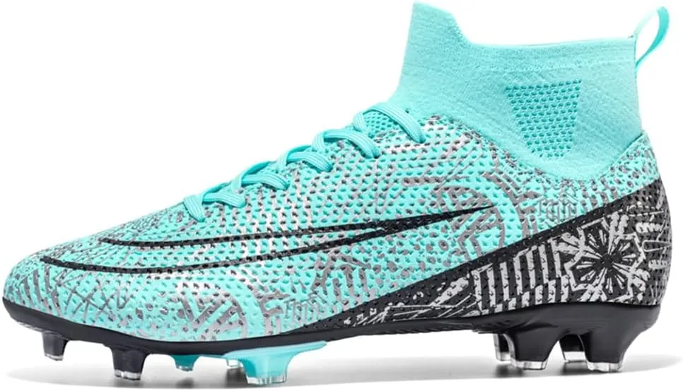 Maylrvjv Men's Soccer Cleats Football Shoes Comfortable Indoor and Outdoor Training Sports Sneakers
