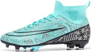 Maylrvjv Men's Soccer Cleats Football Shoes Comfortable Indoor and Outdoor Training Sports Sneakers
