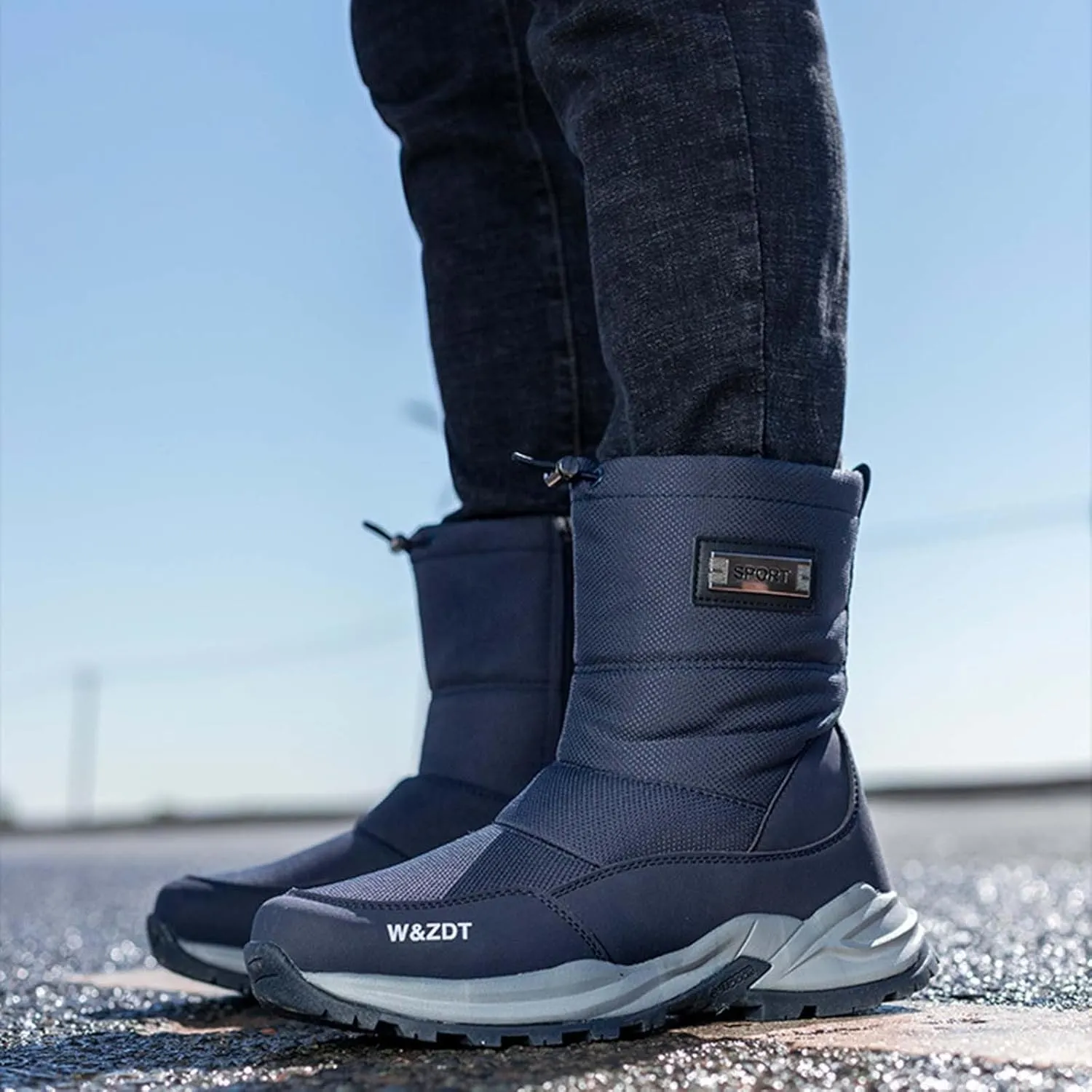 Men Work Boots Composite Toe Hiking Sneakers Ankle Ladies Women's Workout Shoes Soft Toe Platform Shoes Slip Resistant Safety Hike Grounded Footwear