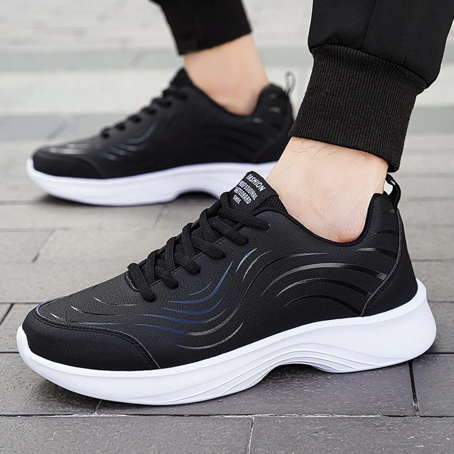 Men's Breathable Mesh Running Shoes Recovery Air Athletic Running Tennis Shoe Men's Comfortable Diabetic Shoes