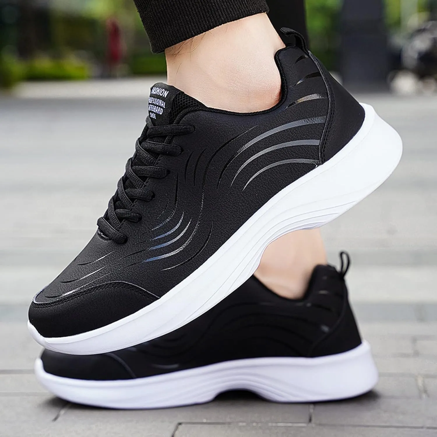 Men's Breathable Mesh Running Shoes Recovery Air Athletic Running Tennis Shoe Men's Comfortable Diabetic Shoes