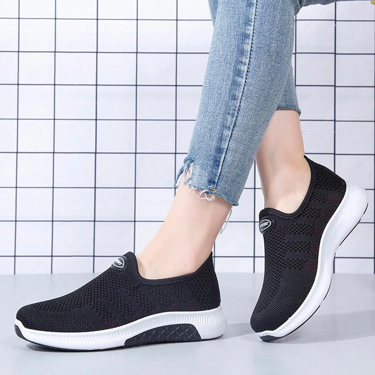 Men's Casual Slip-on Loafers Womens Fashion Sneakers Gym Shoes Men Wide Toe Box Trendy Casual Platform Loafers for Women Slip On Sneakers Men