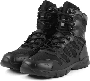 Men's Military Tactical Combat Boots Wear-Resistant Waterproof Desert Shoes Outdoor Combat Boots Non-Slip Camping Hiking Boots