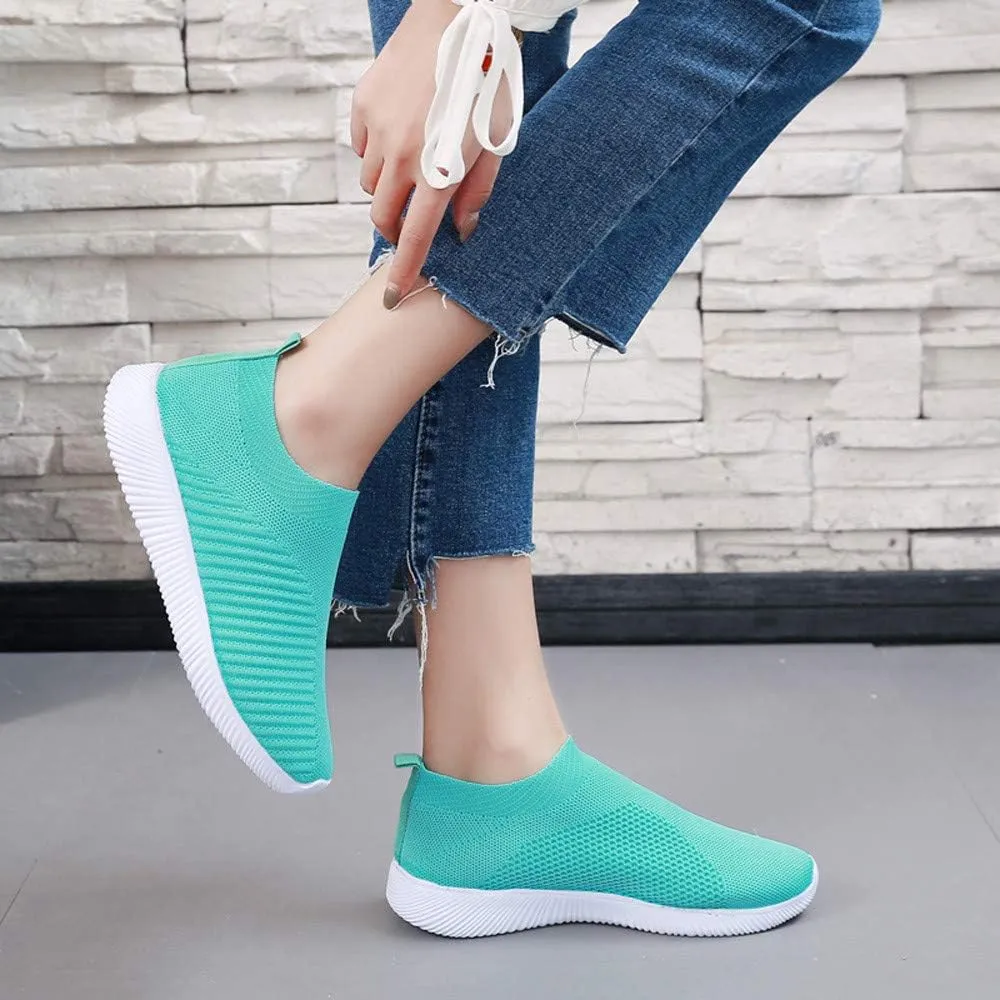 Mens Slip On Sneakers Slip On Shoes for Men Mens Casual Sneakers Lightweight Round Toe Flats Comfortable Womens Loafers Wide Width White Sneakers for Women
