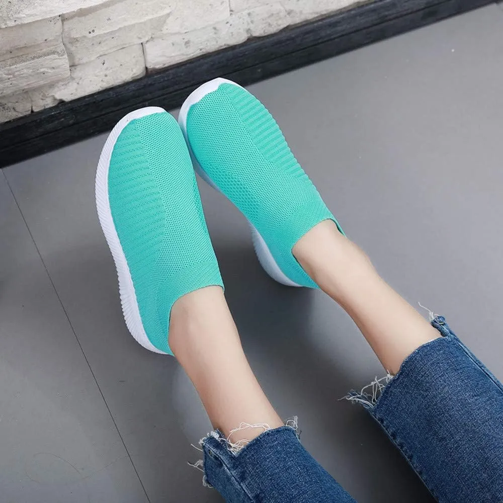 Mens Slip On Sneakers Slip On Shoes for Men Mens Casual Sneakers Lightweight Round Toe Flats Comfortable Womens Loafers Wide Width White Sneakers for Women