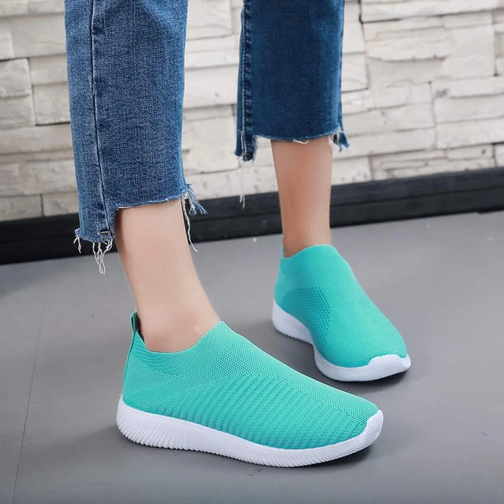 Mens Slip On Sneakers Slip On Shoes for Men Mens Casual Sneakers Lightweight Round Toe Flats Comfortable Womens Loafers Wide Width White Sneakers for Women