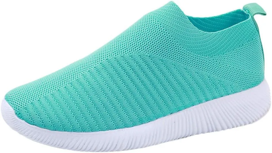 Mens Slip On Sneakers Slip On Shoes for Men Mens Casual Sneakers Lightweight Round Toe Flats Comfortable Womens Loafers Wide Width White Sneakers for Women