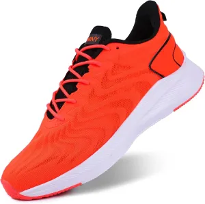 Mens Walking Running Shoes - Lightweight Breathable Mesh Athletic Casual Tennis Sneakers