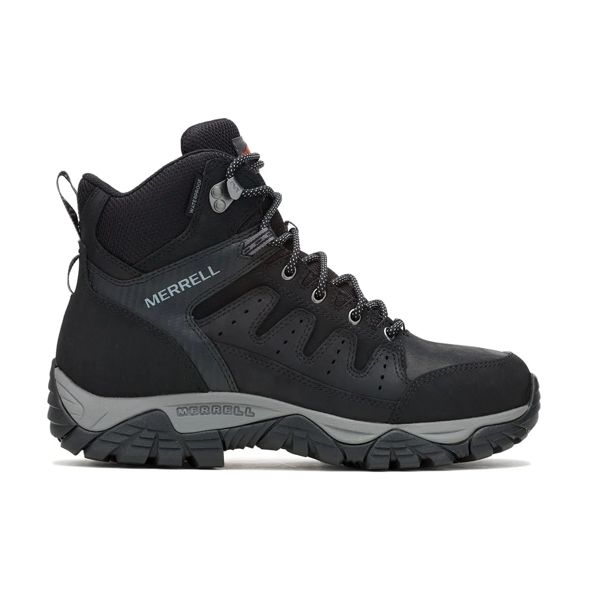 Merrell Men's Windoc Waterproof Steel Toe Mid Construction Boot, Black, 9