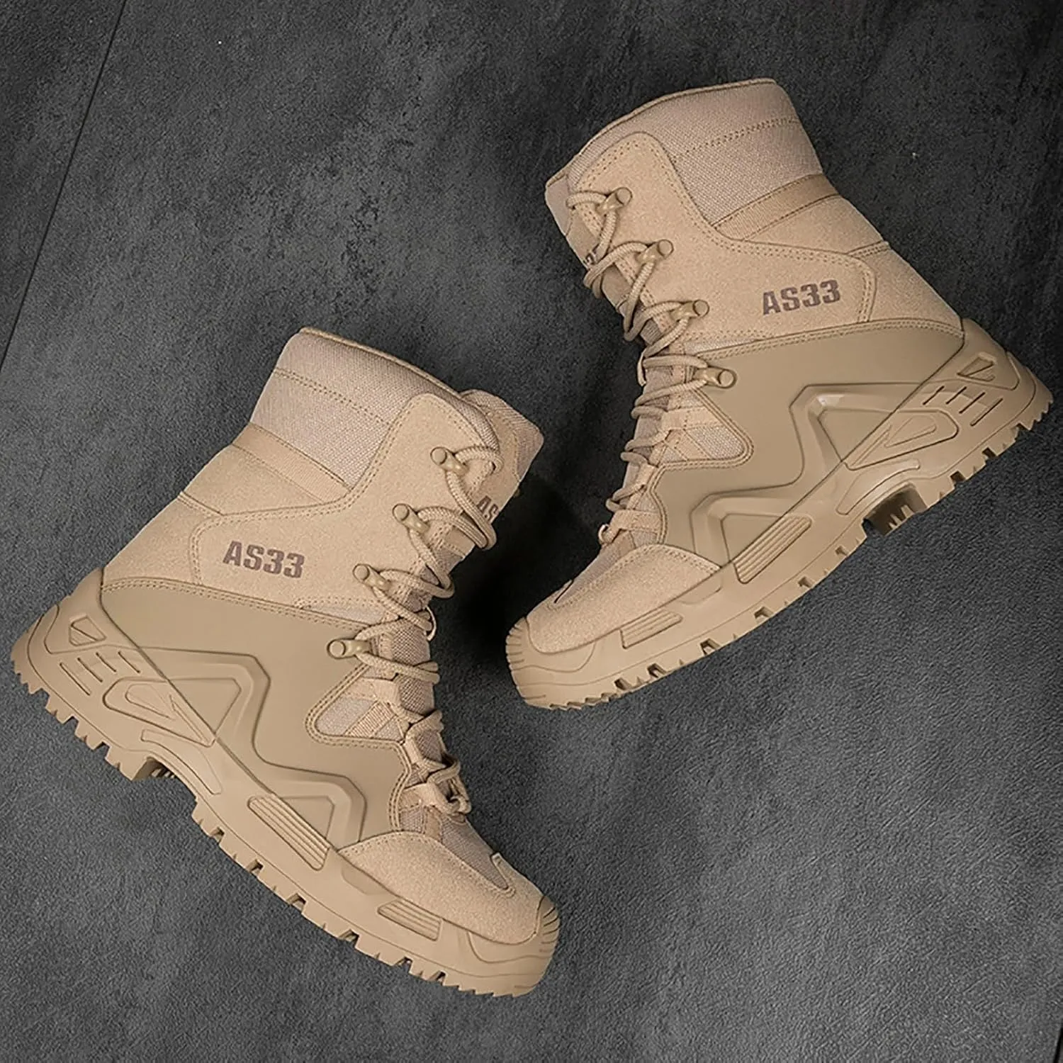 Military Army Combat Boots Mens Womens High-Top Tactical Outdoor Patrol Hiking Boots