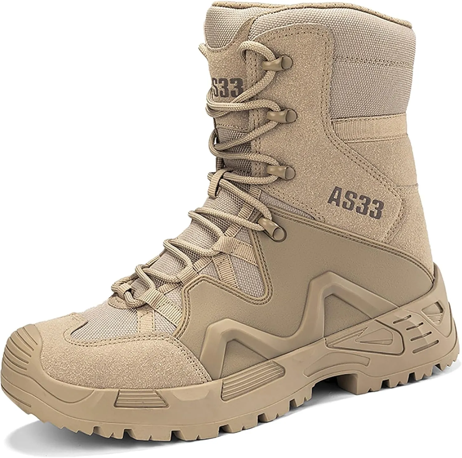Military Army Combat Boots Mens Womens High-Top Tactical Outdoor Patrol Hiking Boots