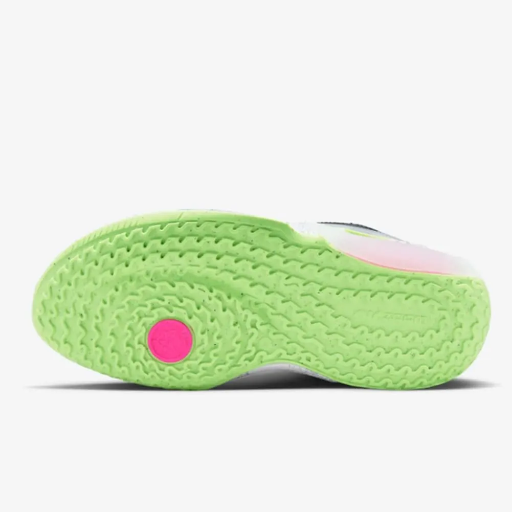 Nike Air Zoom Crossover 2 Big Kids' Basketball Shoes (FB2689-400, Dark Obsidian/Lime Blast/Fierce Pink/White)