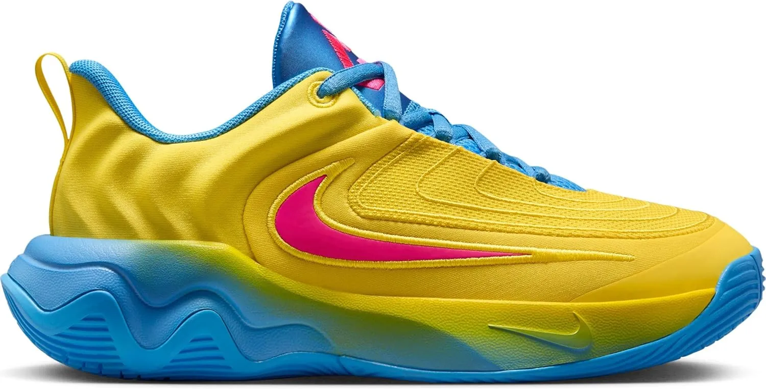 Nike Giannis Immortality 4 "Candy Funhouse Big Kids' Basketball Shoes (FZ6734-700, Lightning/University Blue/Hyper Pink)