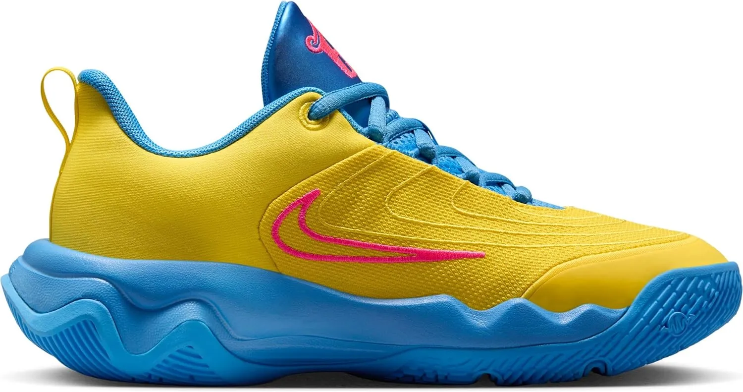 Nike Giannis Immortality 4 "Candy Funhouse Big Kids' Basketball Shoes (FZ6734-700, Lightning/University Blue/Hyper Pink)
