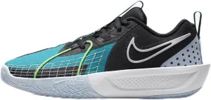 Nike G.T. Cut 3 Big Kids' Basketball Shoes (FD7033-003, Black/Aquamarine/Light Armory Blue/White) Size 5.5