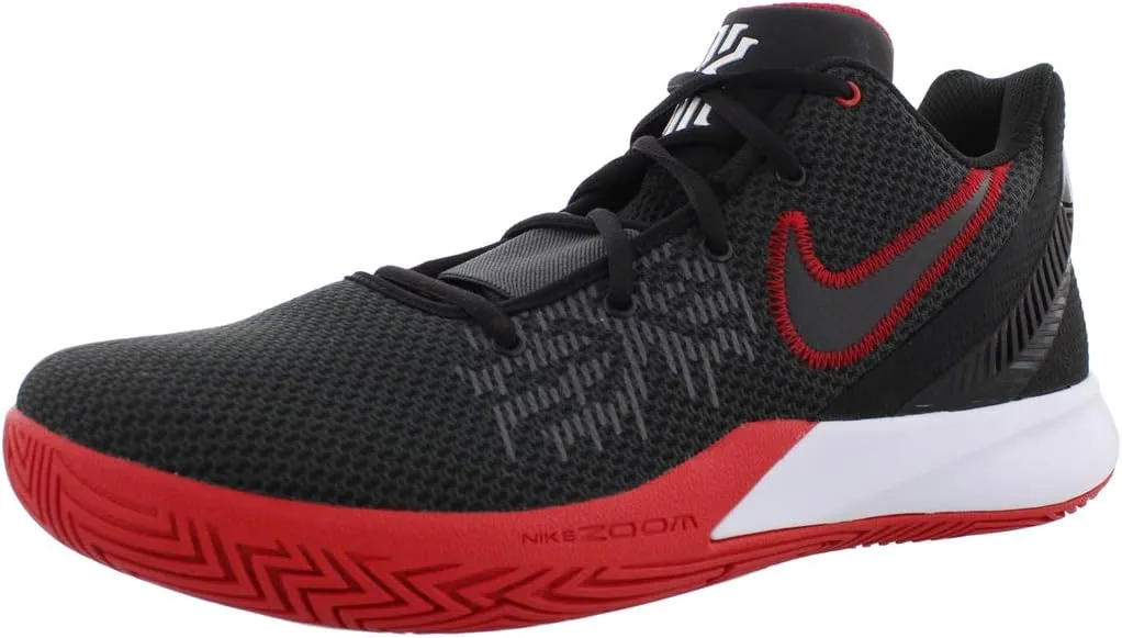NIKE Men's Low-Top, Black White University Red Anthracite, 10
