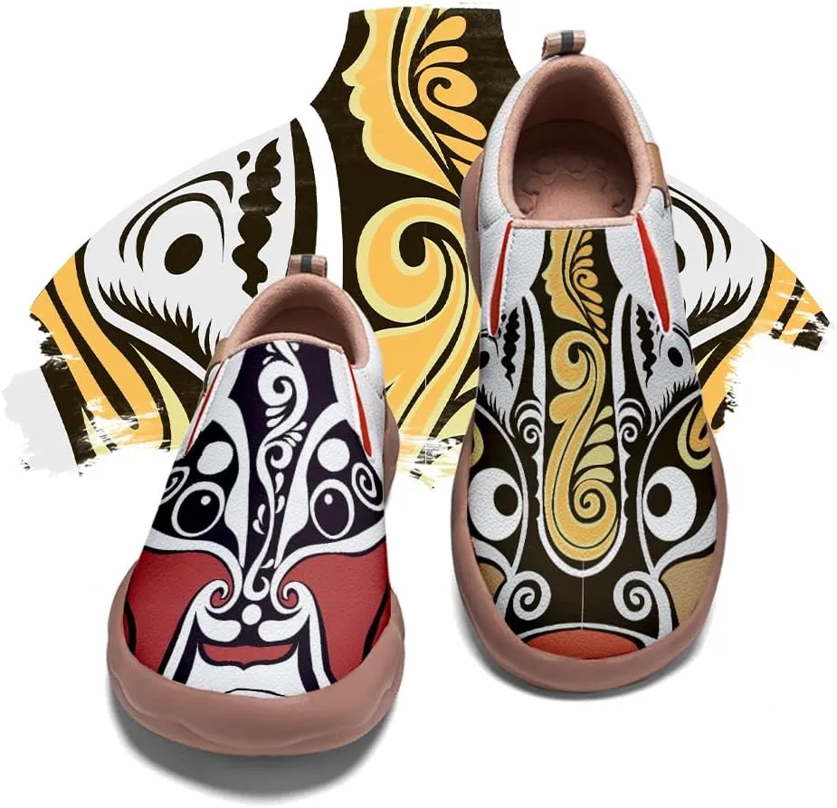 Onehorse Kid's Casual Slip-on Loafers Boys Girls Walking Shoes Funny Painted Travel Fashion Sneakers