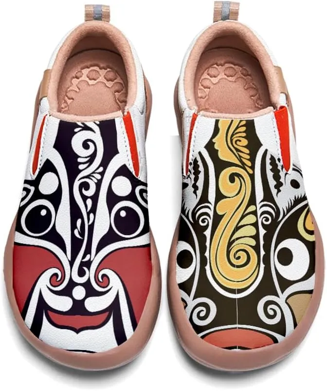 Onehorse Kid's Casual Slip-on Loafers Boys Girls Walking Shoes Funny Painted Travel Fashion Sneakers