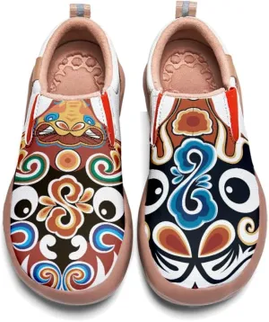Onehorse Kid's Casual Slip-on Loafers Boys Girls Walking Shoes Funny Painted Travel Fashion Sneakers