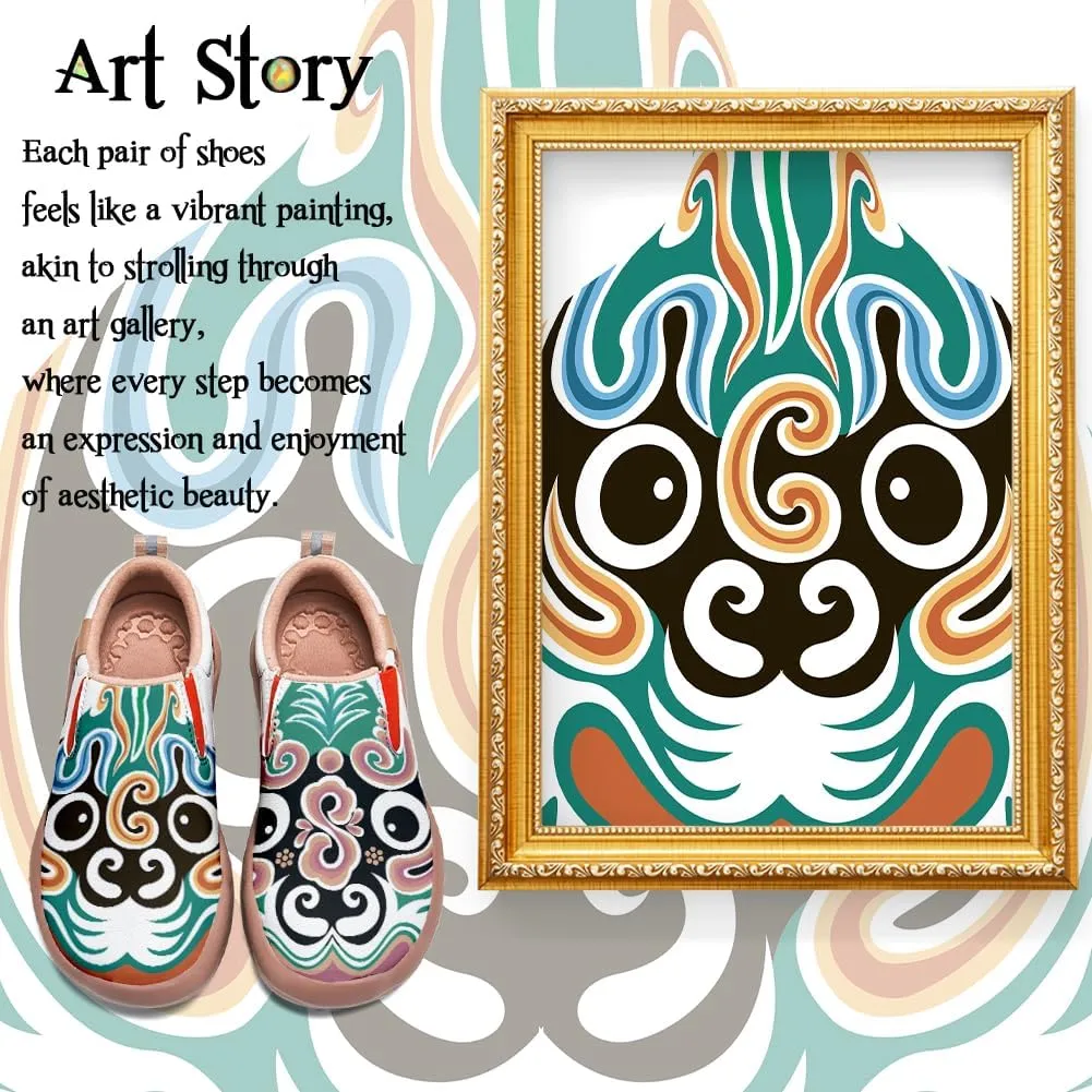 Onehorse Kid's Casual Slip-on Loafers Boys Girls Walking Shoes Funny Painted Travel Fashion Sneakers
