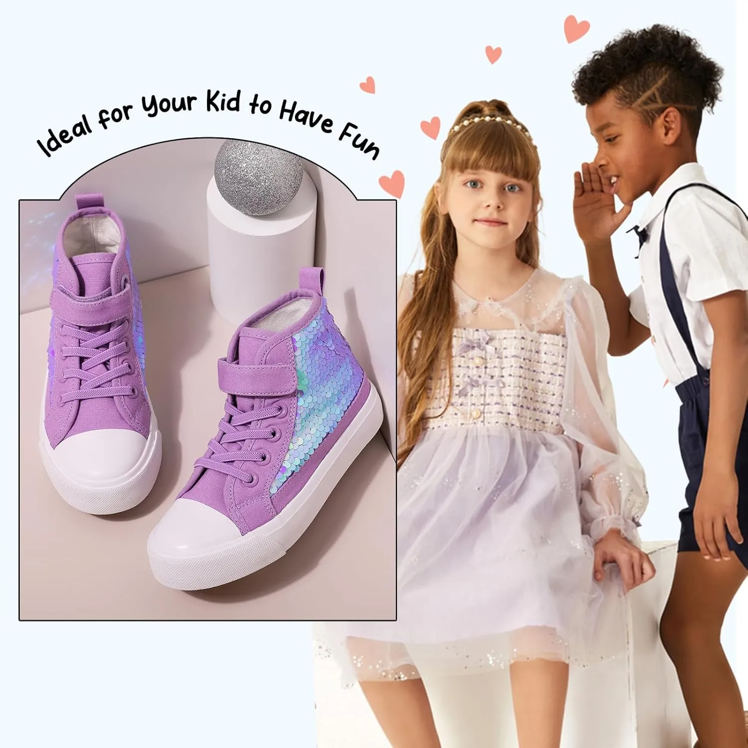 PATPAT Toddler Shoes for Girl & Boy, Toddler Sneakers Little Kid Shoes [Breathable & Comfortable] [Lightweight & Durable] Casual, Stylish and Comfortable Slip-On Canvas Sneaker Toddler Shoes