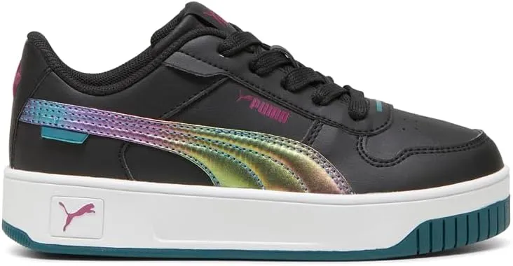 PUMA Kids Girls Carina Street Bouncy Sky Metallic Platform Sneakers Shoes Casual - Black - Size 1 M