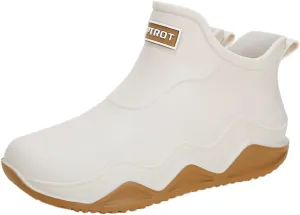 Rain Boots Women Wide Width Mens Grounded Footwear Women's Black Booties Heels Barefoot Shoes Mens Rain Boots Slip On Non-Slip Rubber Waterproof Mens Boots Casual
