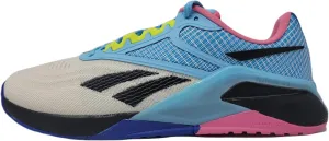 Reebok Women's Nano X2 Cross Trainer, Dgtblu/Chalk/Trupnk, 9.5 M US