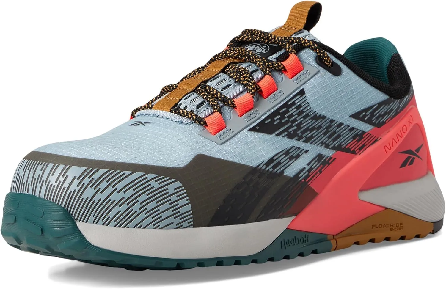 Reebok Women's Rb382 Nano X1 Adventure Work Construction Shoe Blue Safety
