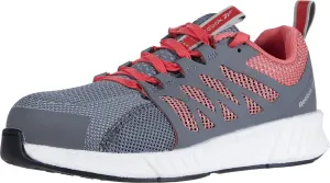 Reebok Women's Rb431 Fusion Flexweave Safety Composite Toe Athletic Work Shoe Black and Grey Industrial