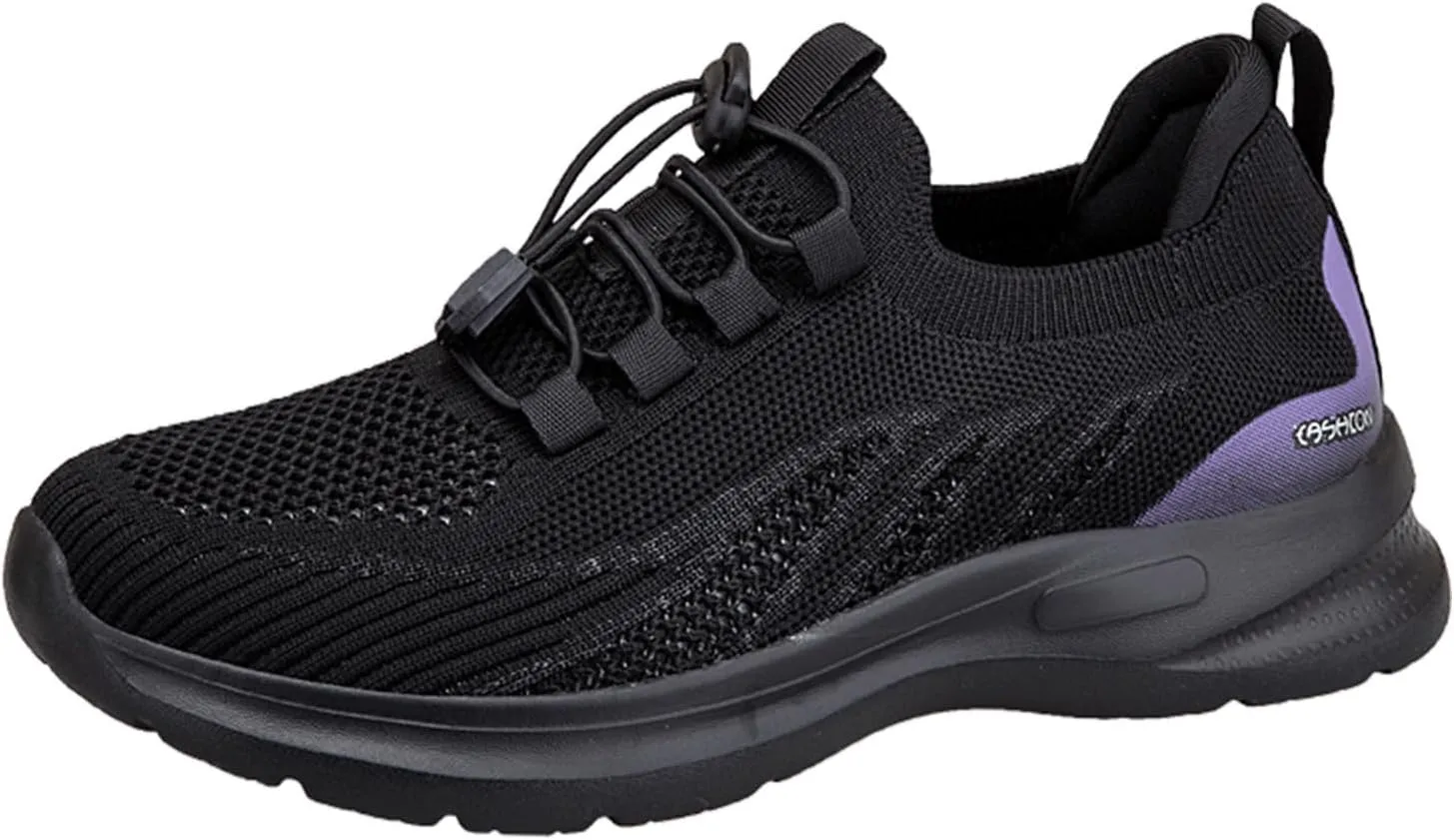 Running Shoes for Women Wide Toe Pull On Sneakers Womens Black High Top Fashion Sneakers for Women Women's Sneakers Wide Zapatos Blancos para Mujer