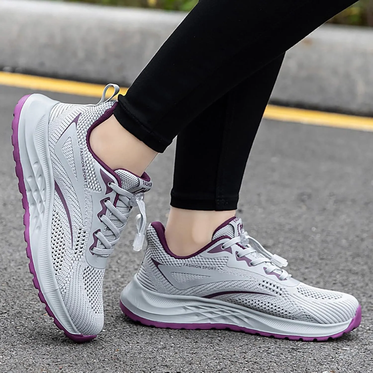 SBGMoSJ Minimalist Trail Running Shoes Women Walking Shoes Women Wide Toe Womens Athletic Shoes Size 8.5 Wide Womens White High Top Sneakers Women's Slip On Shoes 11 Wide