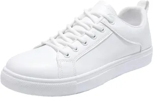 Slip On Casual Shoes Women's Sneakers in White in Wide Width Work Shoes Women Slip on Non Slip Low Top Casual Loafers for Women Dressy Womens White Sneakers