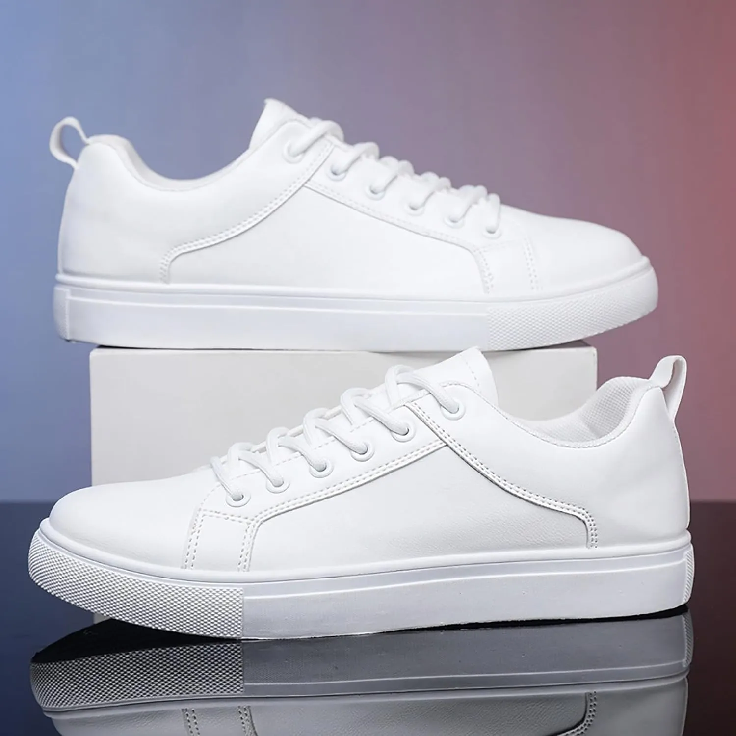 Slip On Casual Shoes Women's Sneakers in White in Wide Width Work Shoes Women Slip on Non Slip Low Top Casual Loafers for Women Dressy Womens White Sneakers