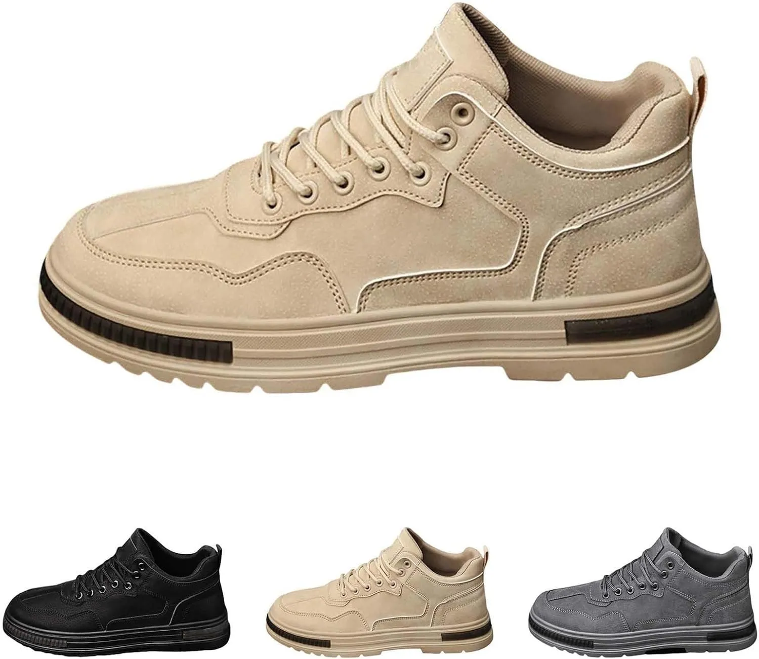 Sneakers for Men Wide Width Flat Shoes for Women Men's Casual Slip-on Loafers Round Toe Slip On Casual Womens Loafers Dress Sneakers Men Wide Width