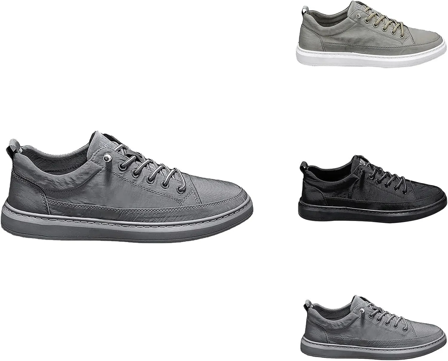 Sneakers for Men Wide Width Flat Shoes for Women Men's Casual Slip-on Loafers Round Toe Slip On Casual Womens Loafers Dress Sneakers Men Wide Width