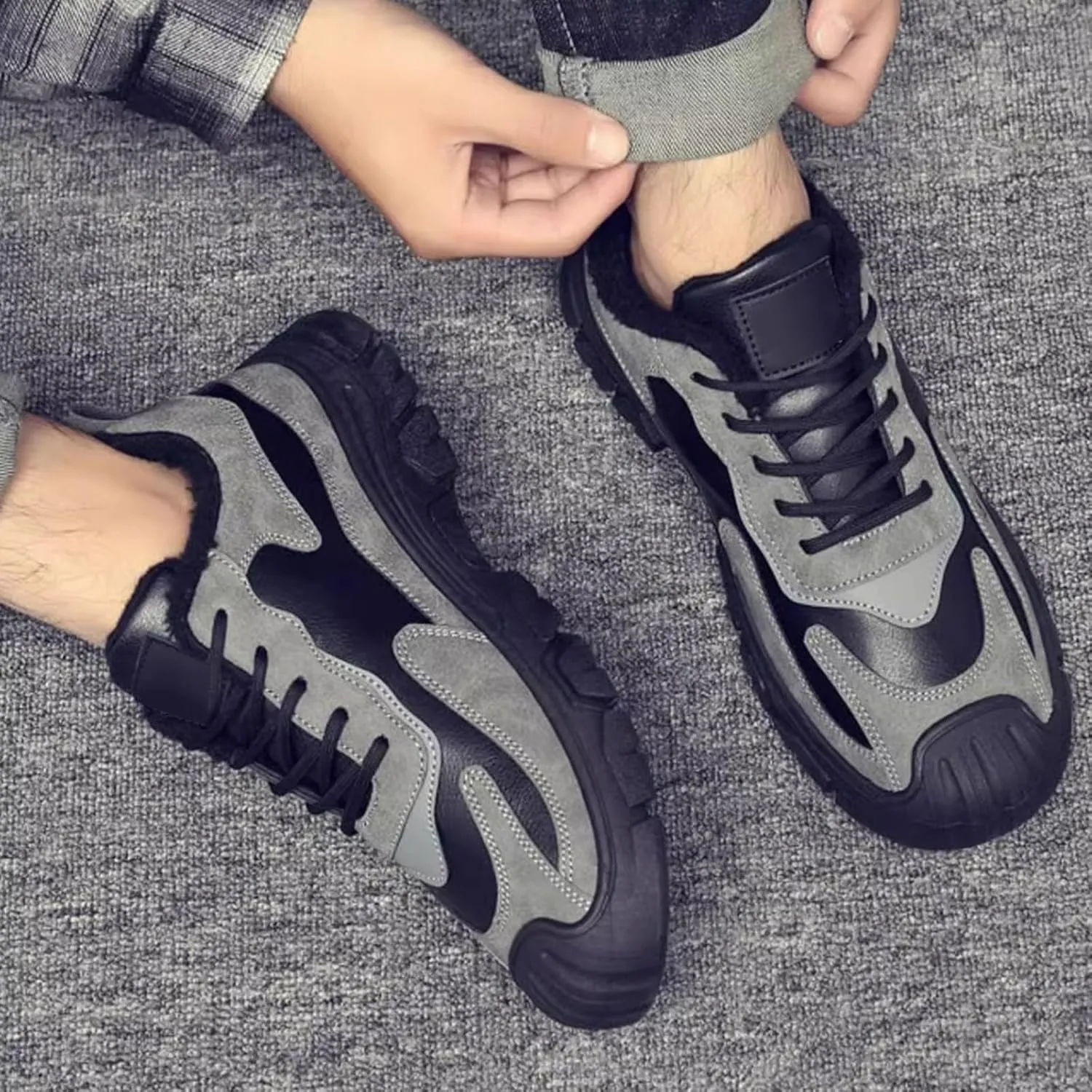 Sneakers for Women Clearance Steel Toe Shoes for Women Men's Casual Slip-on Loafers Women's Wide Loafers Mens Loafers Casual Slip On Platform Sneakers
