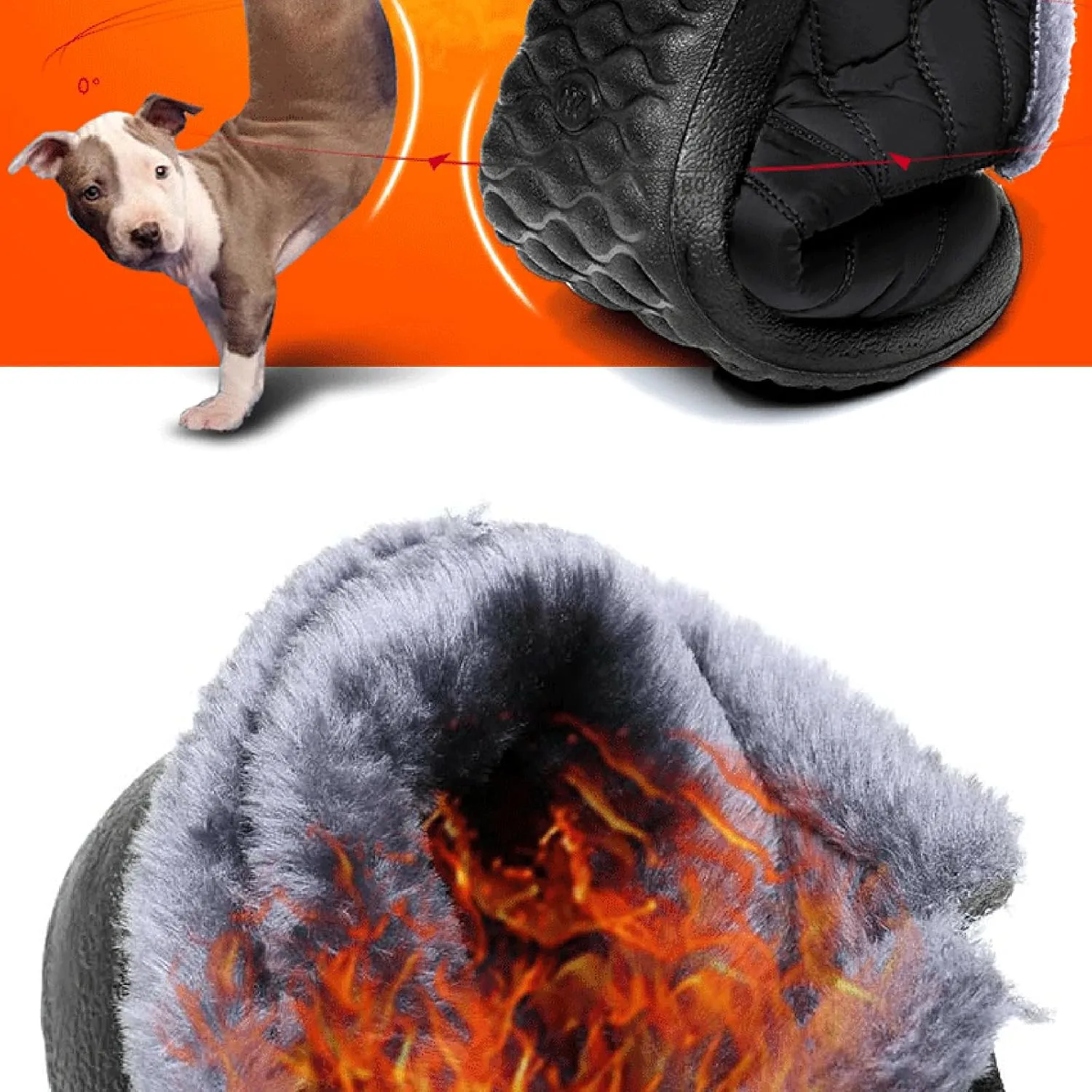 Snow Boots for Women Waterproof Winter Boots Anti-Slip Ankle Booties Slip On Warm Fur Lined Comfortable Womens Sneaker
