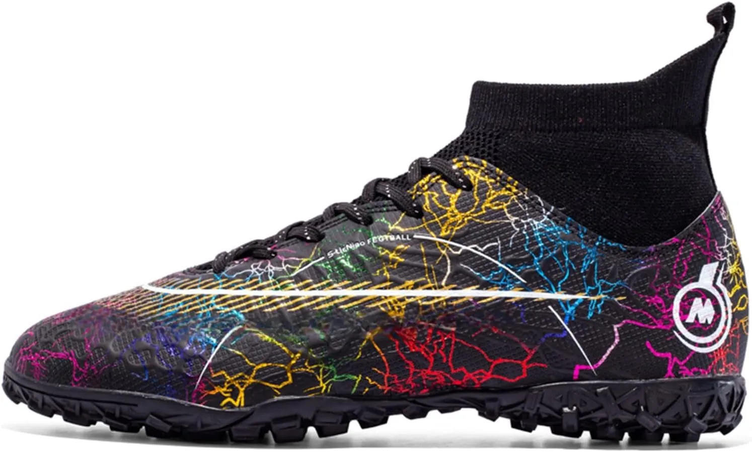 Soccer Cleats for Kids Turf Soccer Shoes Indoor Boys Girls Football Shoes Youth TF AG Artificial Ground Trainning Athletic Sneakers Outdoor
