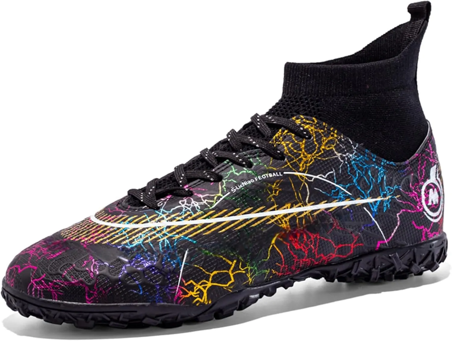 Soccer Cleats for Kids Turf Soccer Shoes Indoor Boys Girls Football Shoes Youth TF AG Artificial Ground Trainning Athletic Sneakers Outdoor