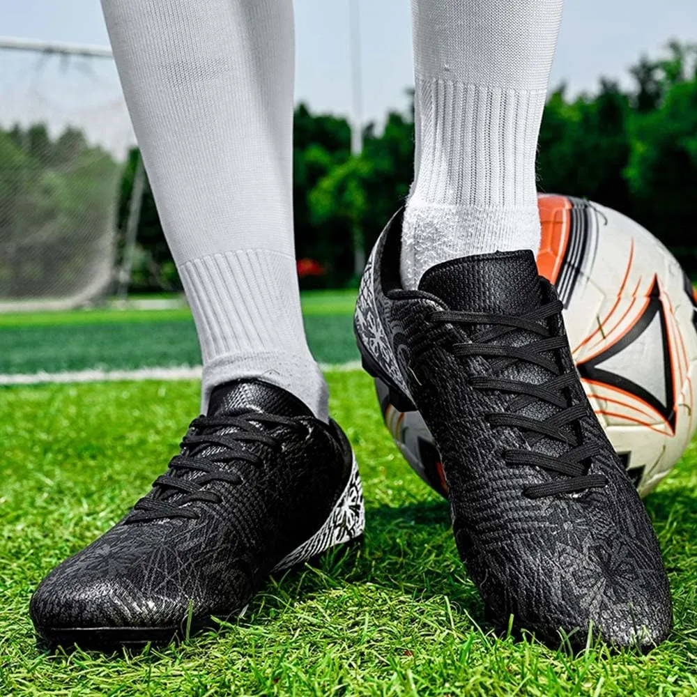 Soccer Cleats for Men Women High Top Football Shoes Boys Girls Indoor Outdoor Training Soccer Sports Shoes